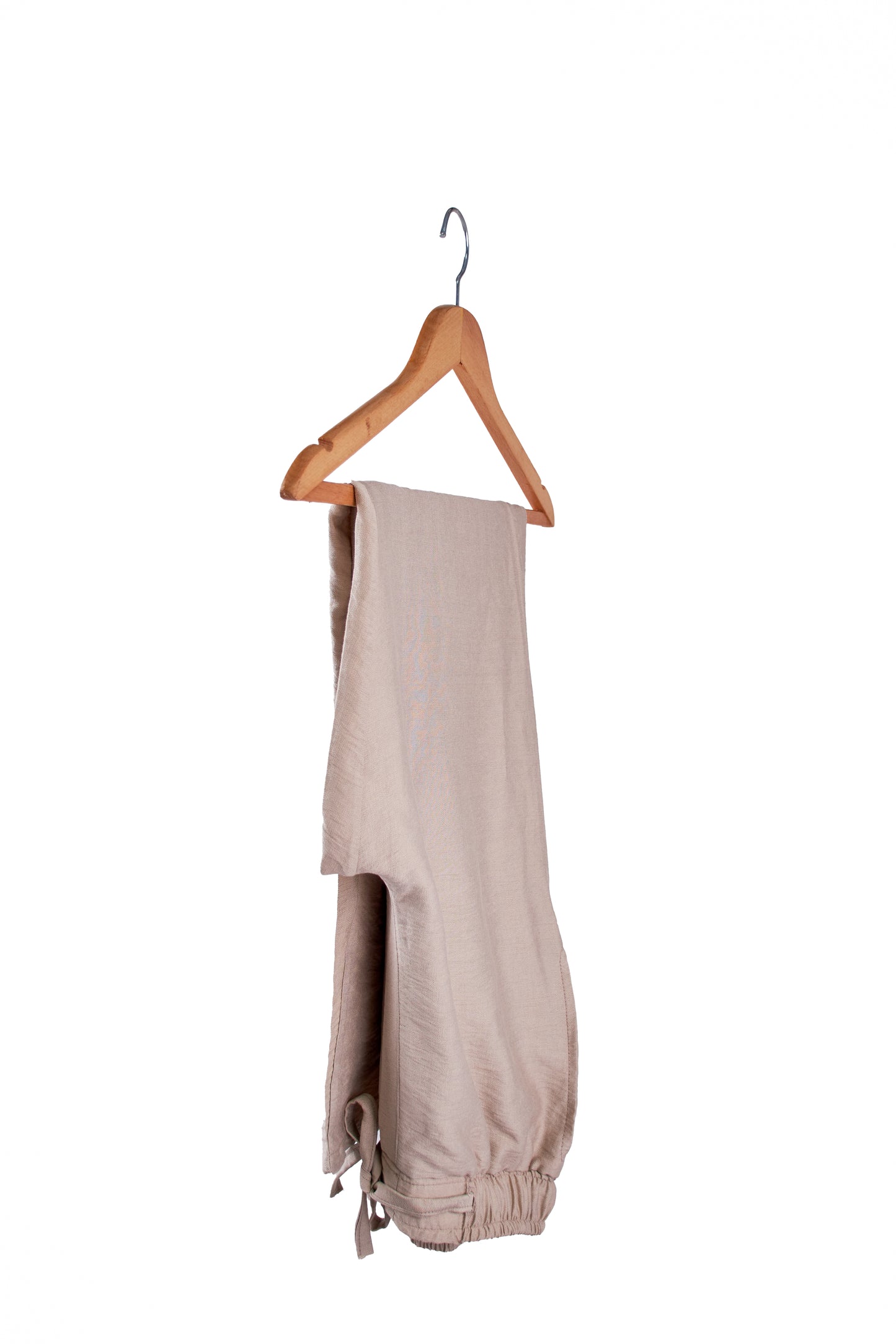 Beige Linen Trousers