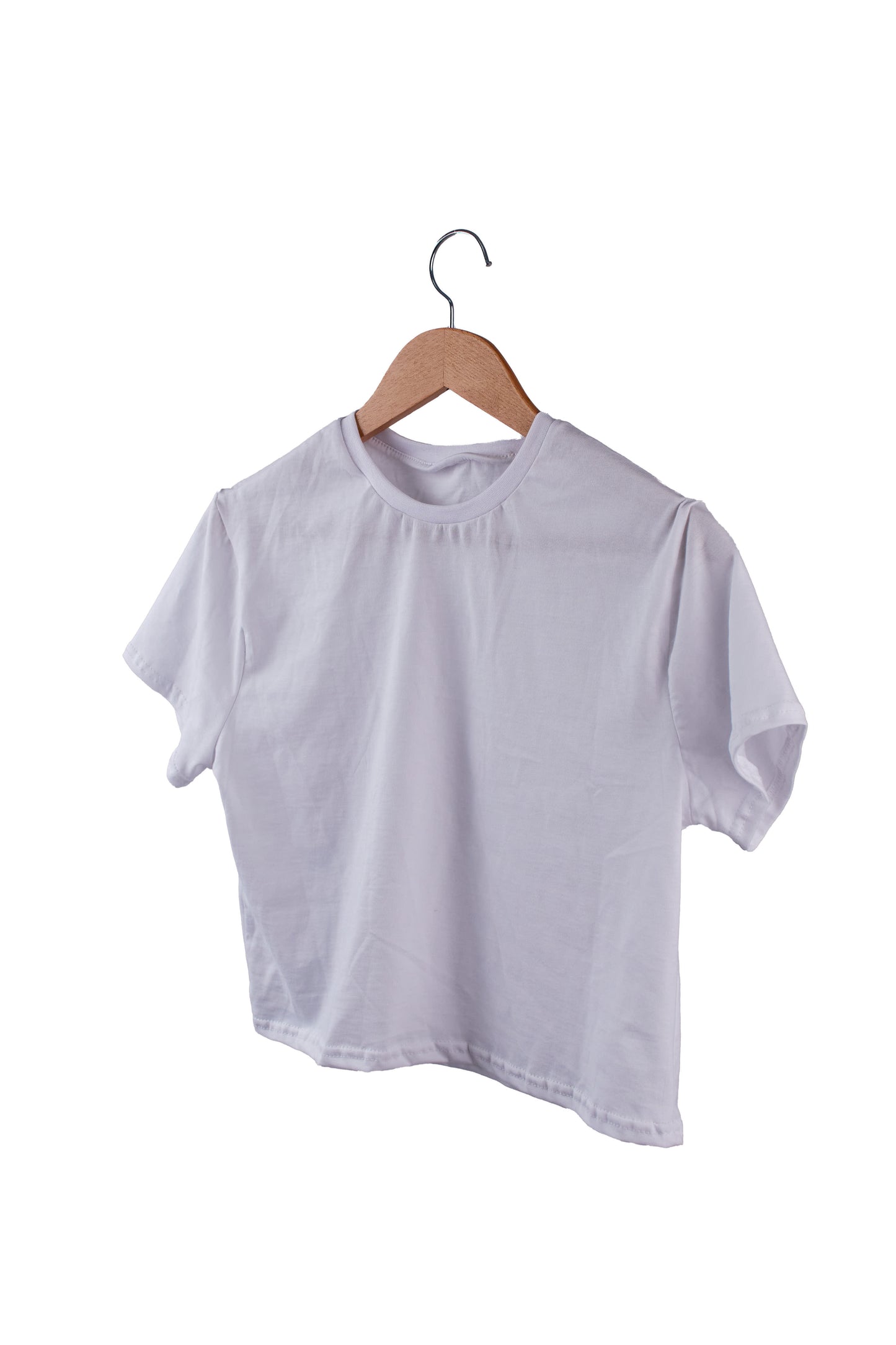 Creme Crop T-Shirt